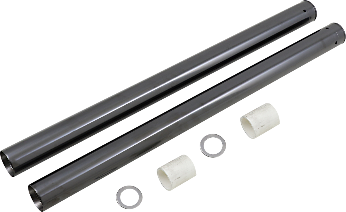 CUSTOM CYCLE ENGINEERING 49mm Fork Tubes with Black DLC Coating - 27.50 inches, Part T 2014DLC