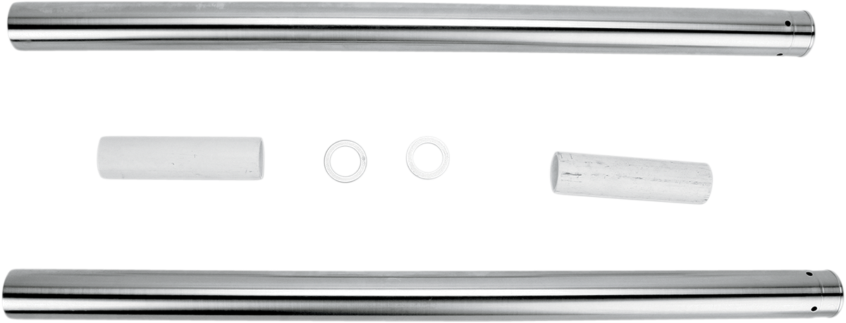 CUSTOM CYCLE ENGINEERING 49 mm Fork Tubes, Hard Chrome Finish, 29.50 Inches – Part T 2015HC