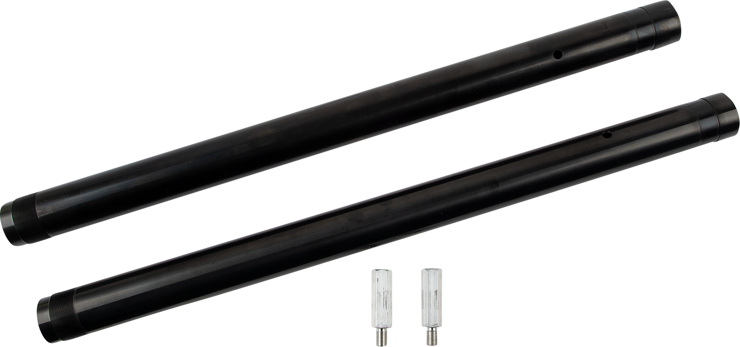 CUSTOM CYCLE ENGINEERING 43 mm Inverted Fork Tube Set for Harley-Davidson - Black DLC, Part 710055