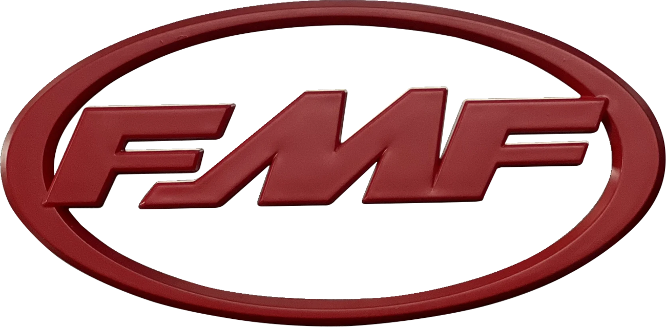 FMF 014854 Decal Sticker - Red FMF 3Decal