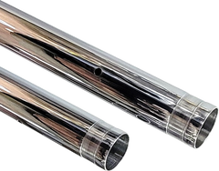 CUSTOM CYCLE ENGINEERING 710130 47mm Fork Tubes with Hard Chrome Finish, 20.88 Inches