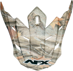 0132-0432 . 0132-0432 . FX-17/FX-17Y Helmet Peak — Camouflage