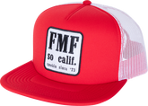 FMF Country Hat - Red SP25196900RED by FMF with 5 Panel Trucker Snapback Design