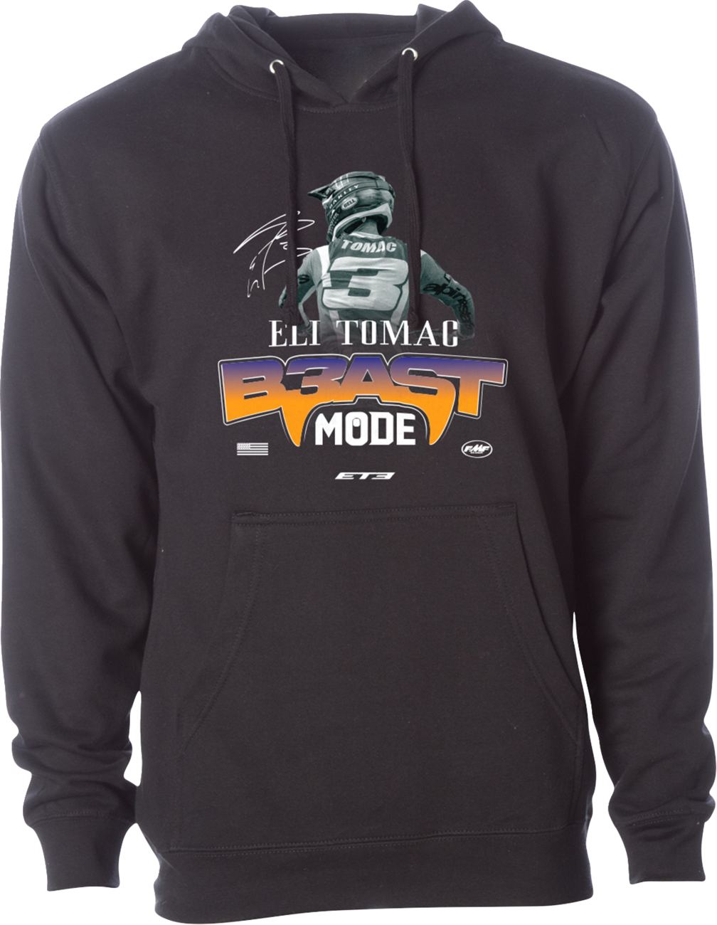 FMF Beast Mode Hoodie - Black 2XL SU25121901BLK2X