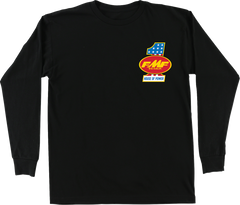 FMF America First Long-Sleeve T-Shirt Black Small HO25119901BLKSM