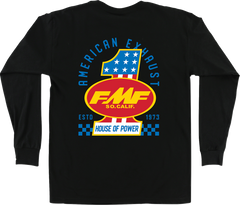 FMF America First Long-Sleeve T-Shirt - Black, Large, HO25119901BLKLG