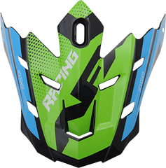 0132-1187 . 0132-1187 . FX-17/FX-17Y Helmet Peak — Holeshot