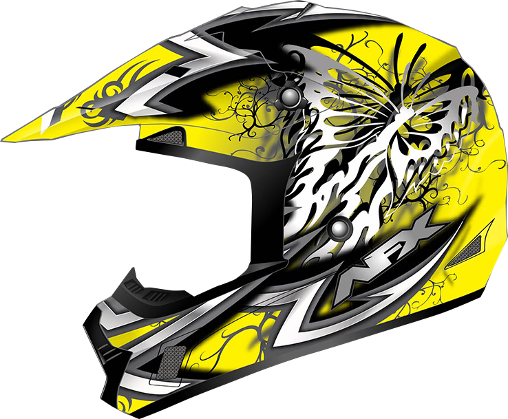 0110-7135 . 0110-7135 . FX-17 Butterfly Helmet