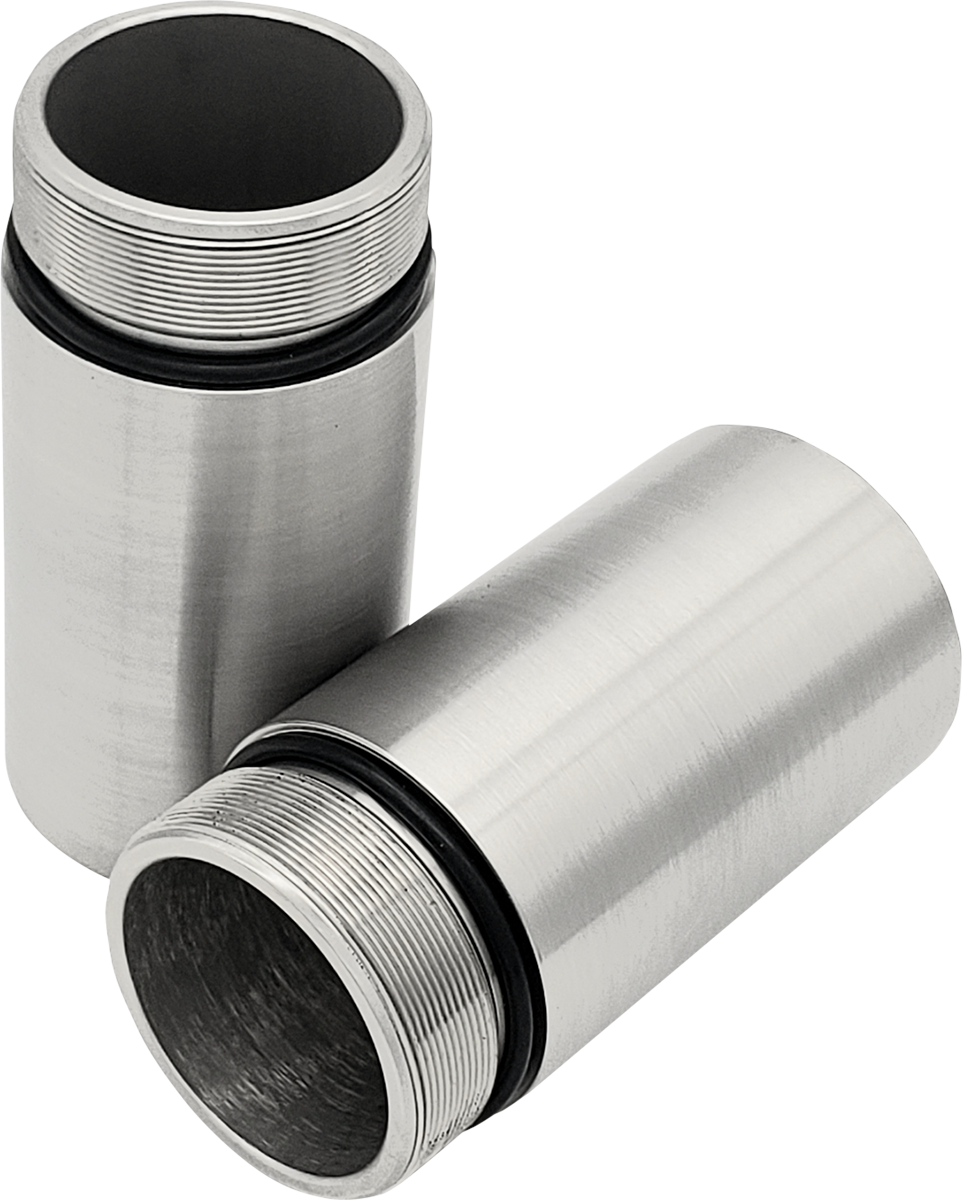 Cycle Visions Chrome Fork Tube Extensions - 49 mm - Extends +3 inches - Part CV7113