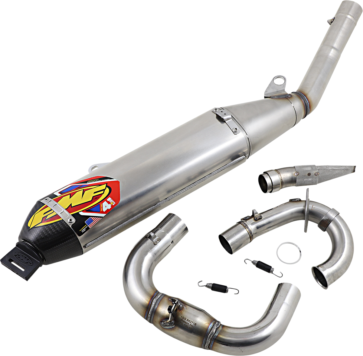 FMF 4.1 RCT Exhaust with MegaBomb - Aluminum 044460 by FMF