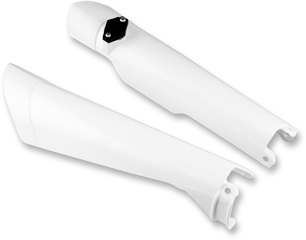 CYCRA White Fork Guards (Part Number: 1CYC-6902-42) for Enhanced Race Performance