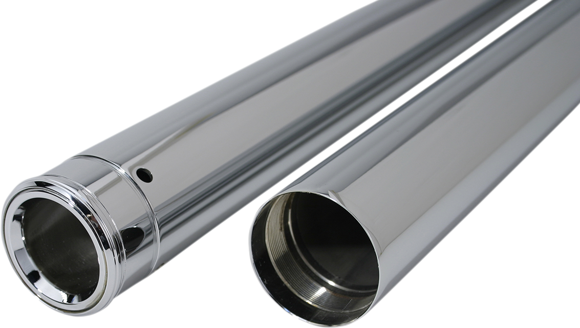 Custom Cycle Engineering 49mm Fork Tubes - 22.875 Inches Ultra Chrome Part 719022
