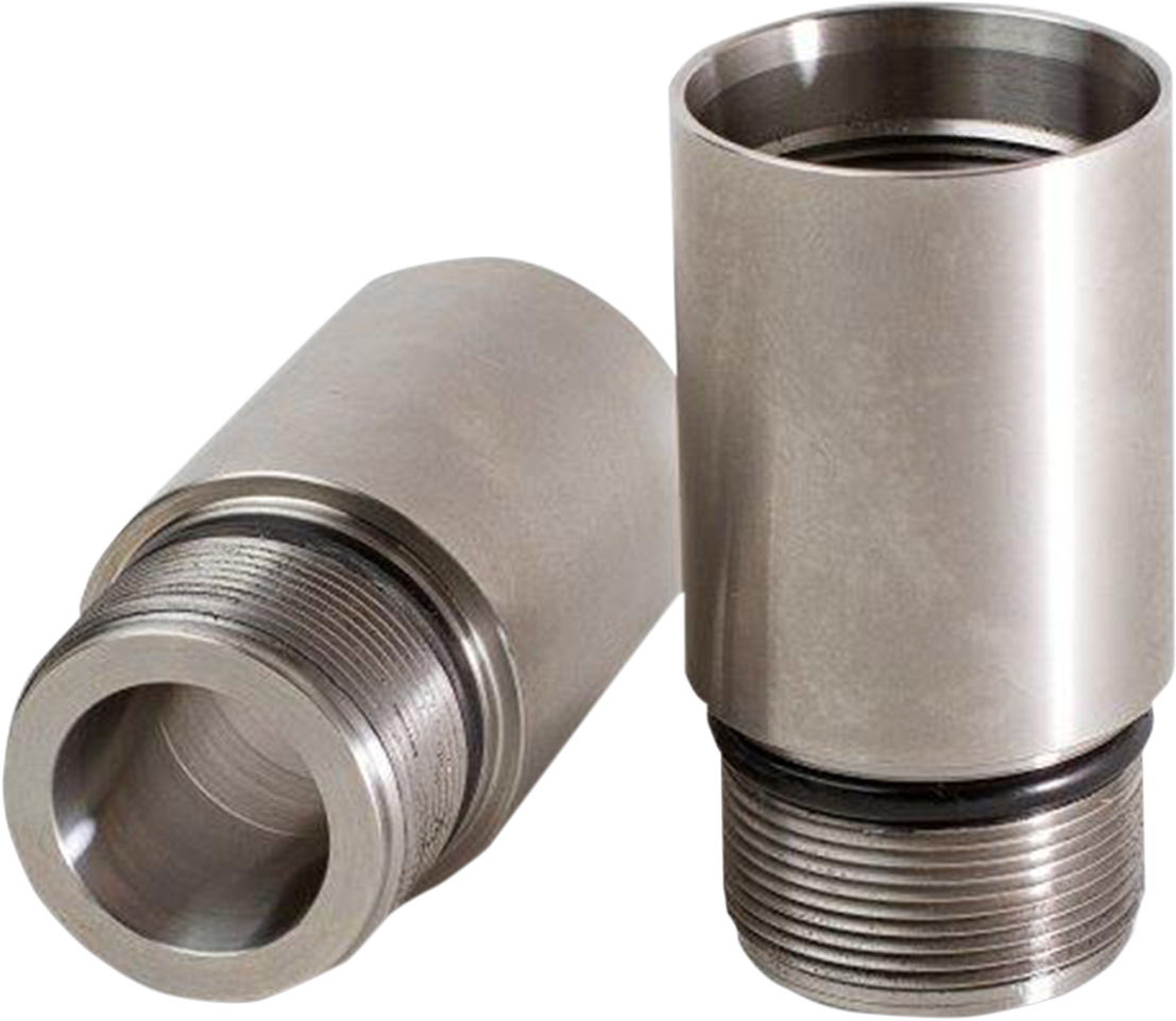 Cycle Visions Chrome Fork Tube Extensions for 39 mm Forks - Extends +2" - Model CV7139