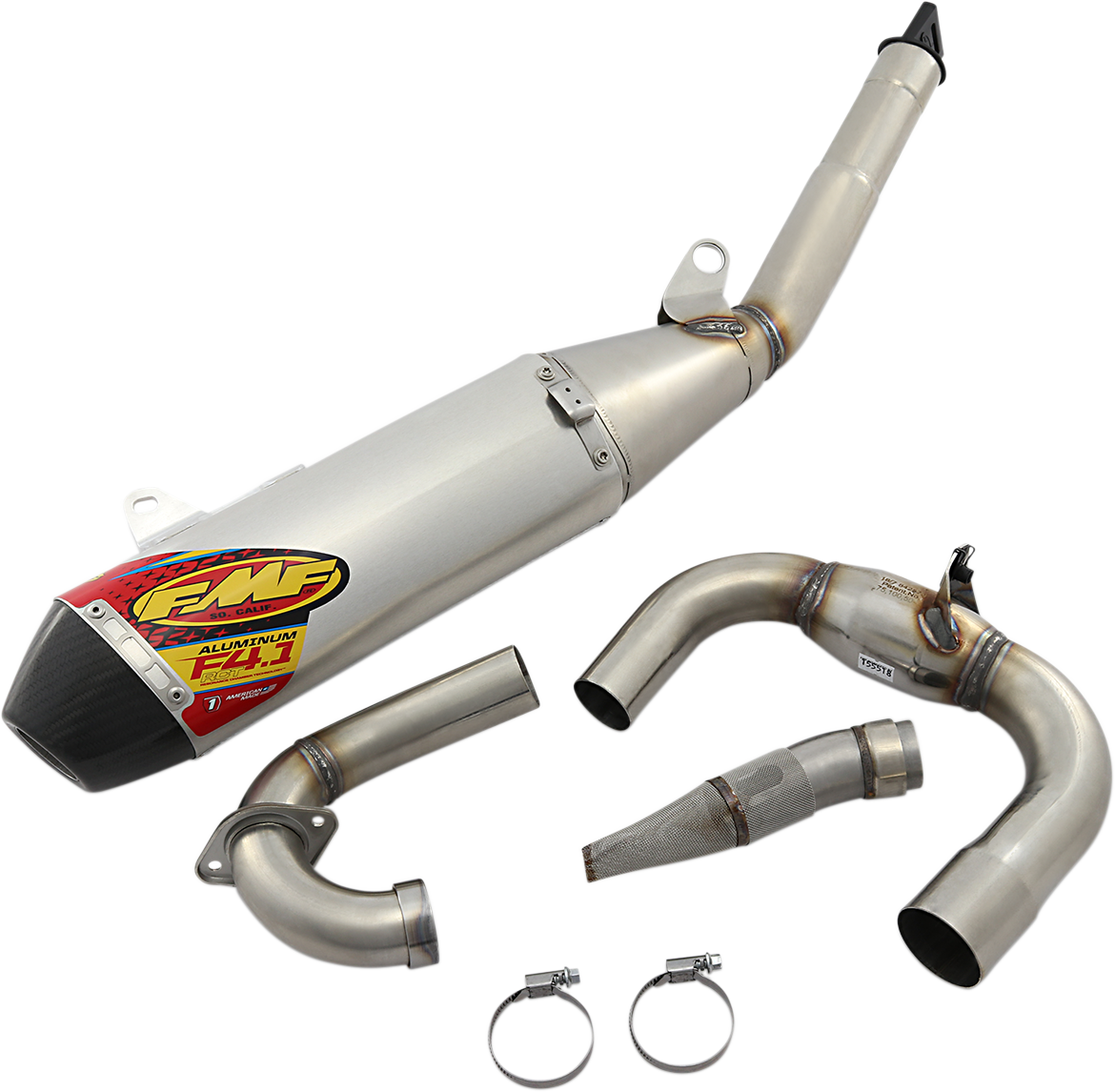 FMF 4.1 RCT Exhaust with MegaBomb - Aluminum 044456 by FMF