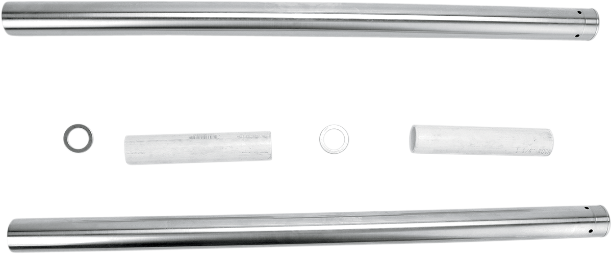 CUSTOM CYCLE ENGINEERING T 2013HC 49mm Fork Tubes with Hard Chrome Finish, 25.50 inches