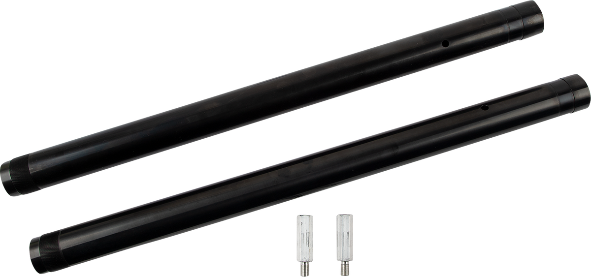CUSTOM CYCLE ENGINEERING 43 mm Inverted Fork Tube Set for Harley-Davidson - Black DLC, Part 710055