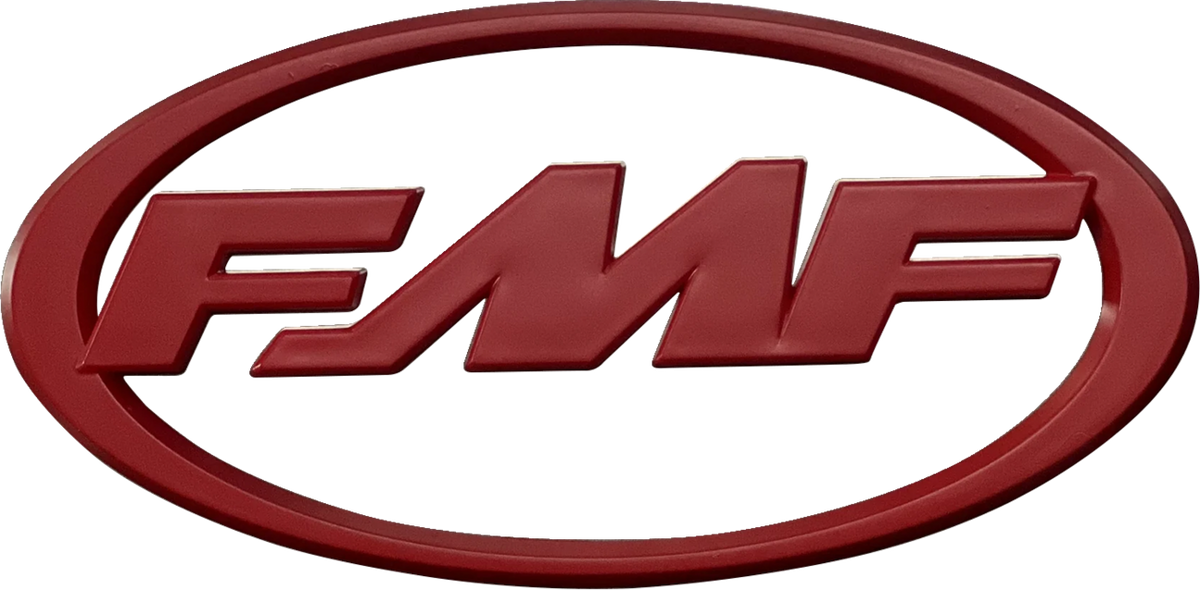 FMF 014854 Decal Sticker - Red FMF 3Decal
