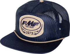 FMF Bolts Navy Hat with Snapback and Embroidered Logo - Part Number SP25196904NVY