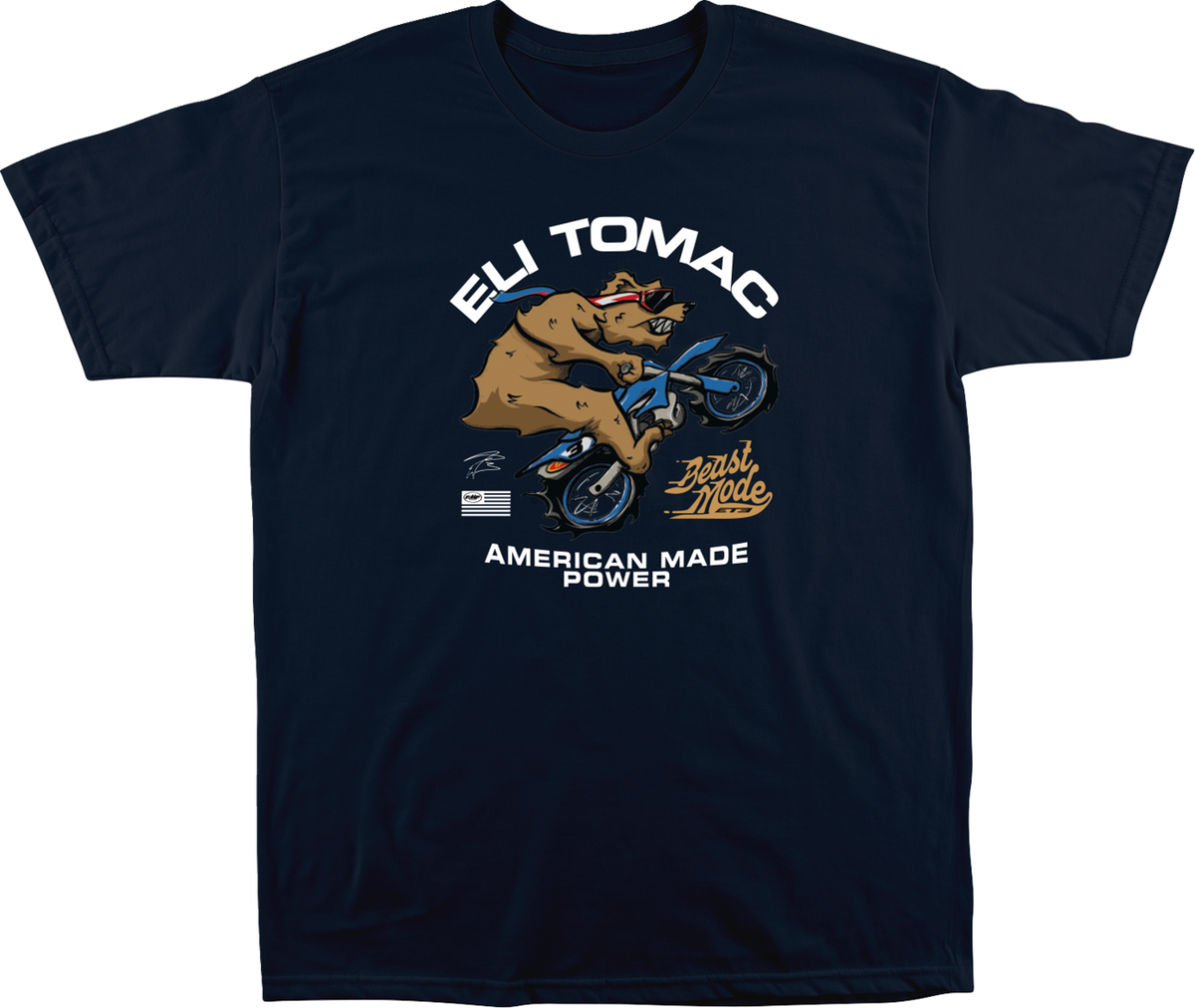 FMF B3AR T-Shirt - Navy - Small by FMF, Part Number SU25118912NVYSM