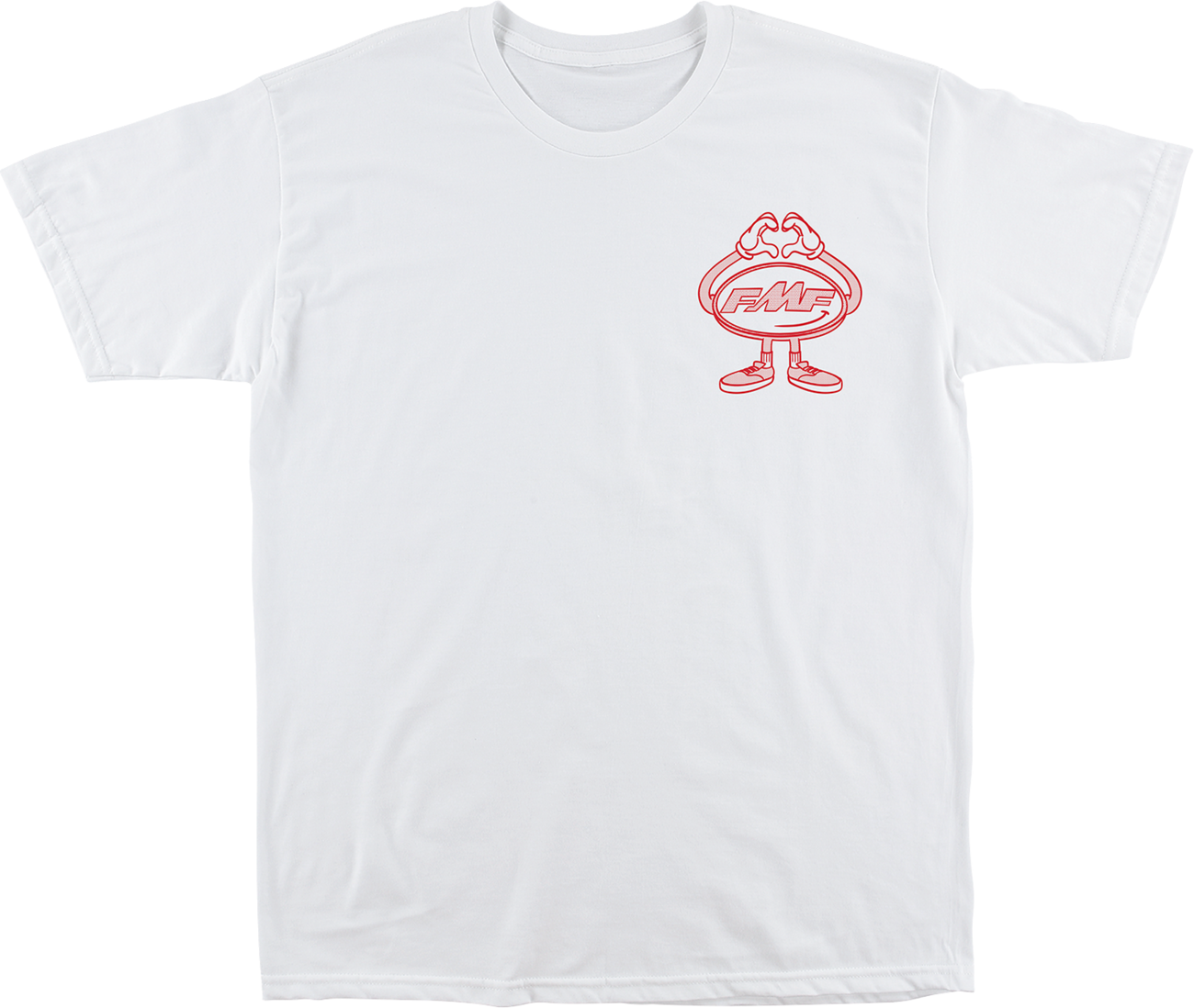 FMF Breakin Hearts T-Shirt - White, Medium - SU25118909WHTMD