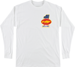 FMF America First Long-Sleeve T-Shirt - White 2XL HO25119901WHT2X
