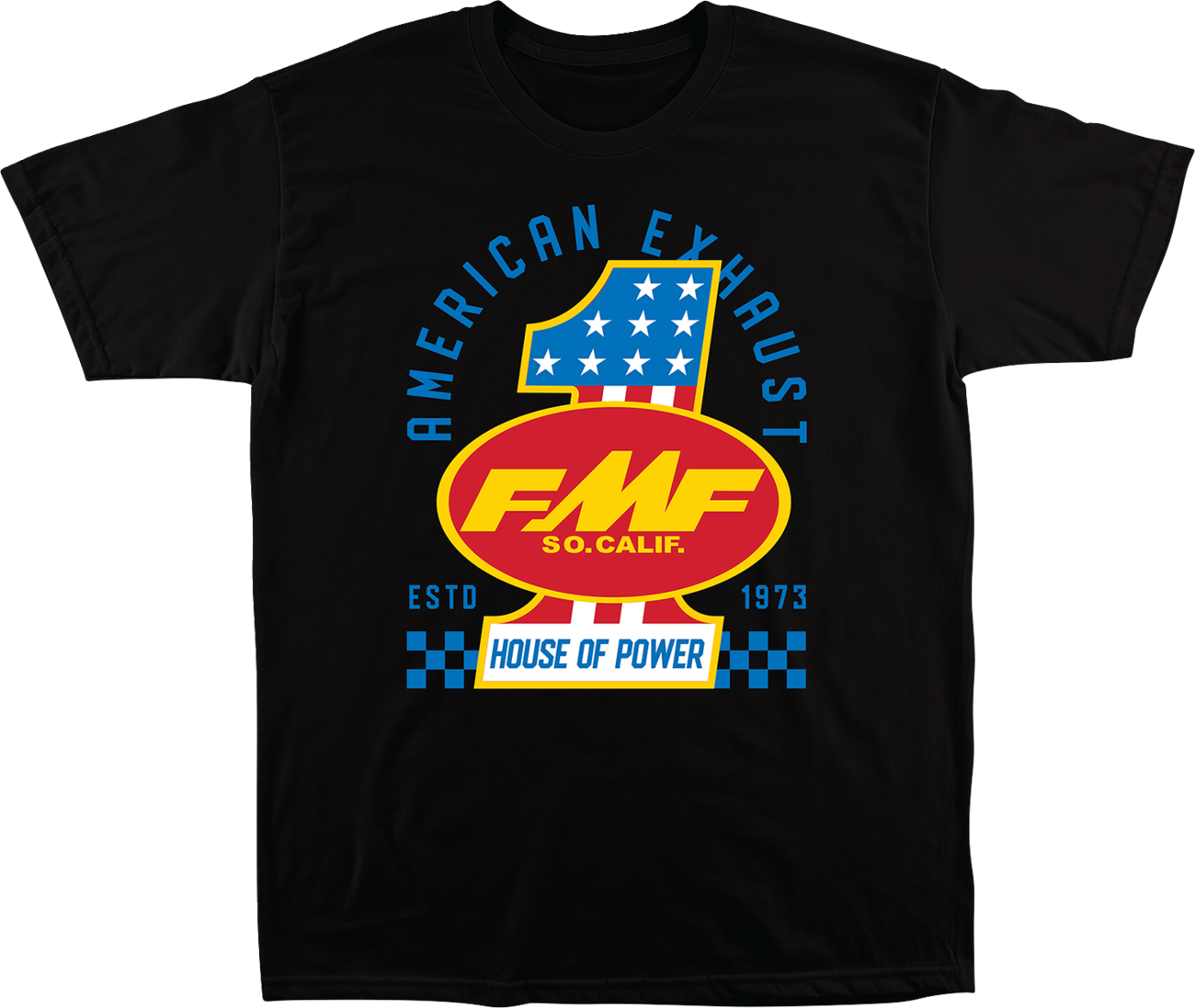 FMF America First Large Black T-Shirt with Graphic Print