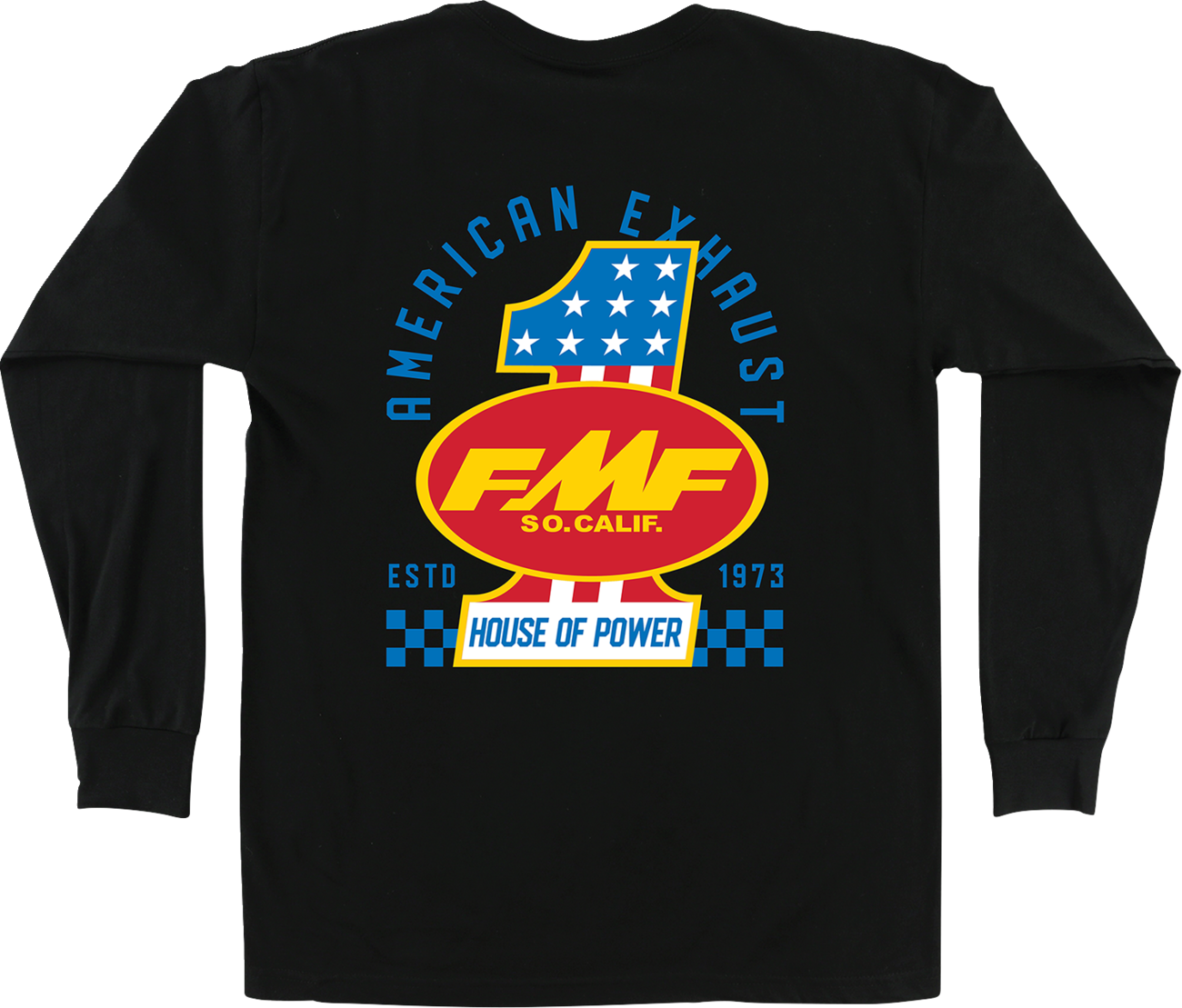 FMF America First Long-Sleeve T-Shirt - Black - XL HO25119901BLKXL