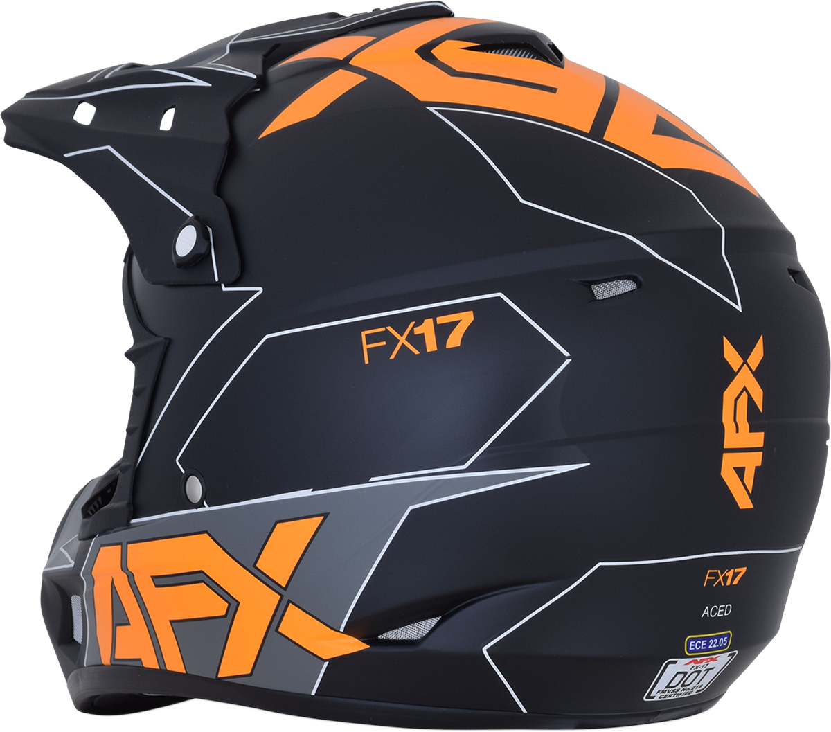 0110-6504 . 0110-6504 . FX-17 Aced Helmet