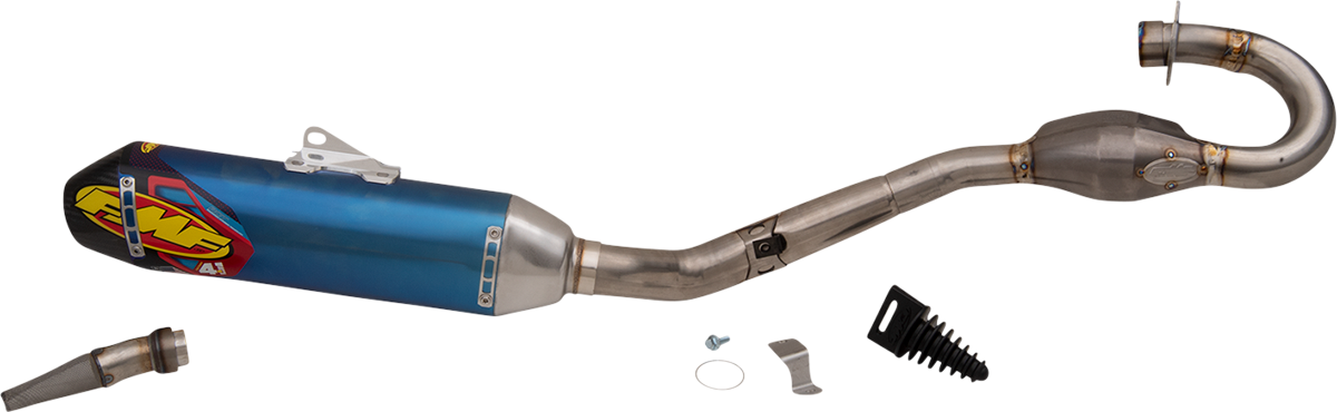 FMF 4.1 RCT Exhaust with MegaBomb - Anodized Titanium Part 042373