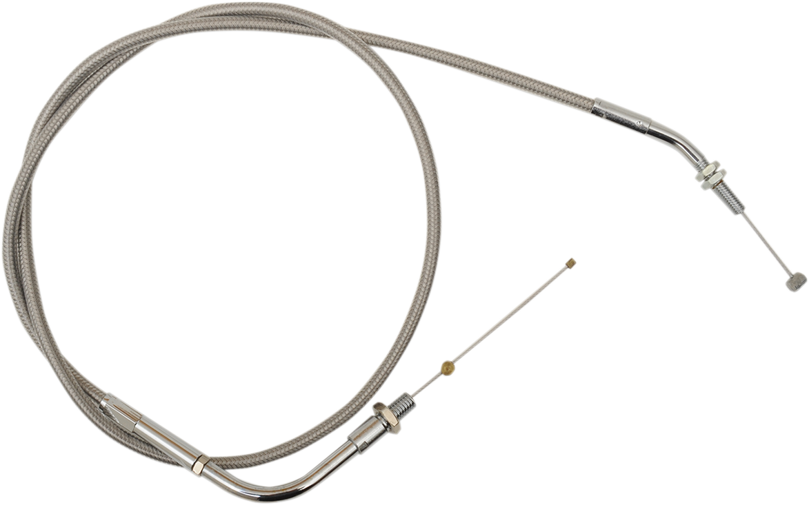 0651-0389 . 102-90-40003 . Stainless Steel Throttle/Idle Cable for Street — Idle