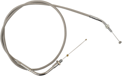 0651-0389 . 102-90-40003 . Stainless Steel Throttle/Idle Cable for Street — Idle