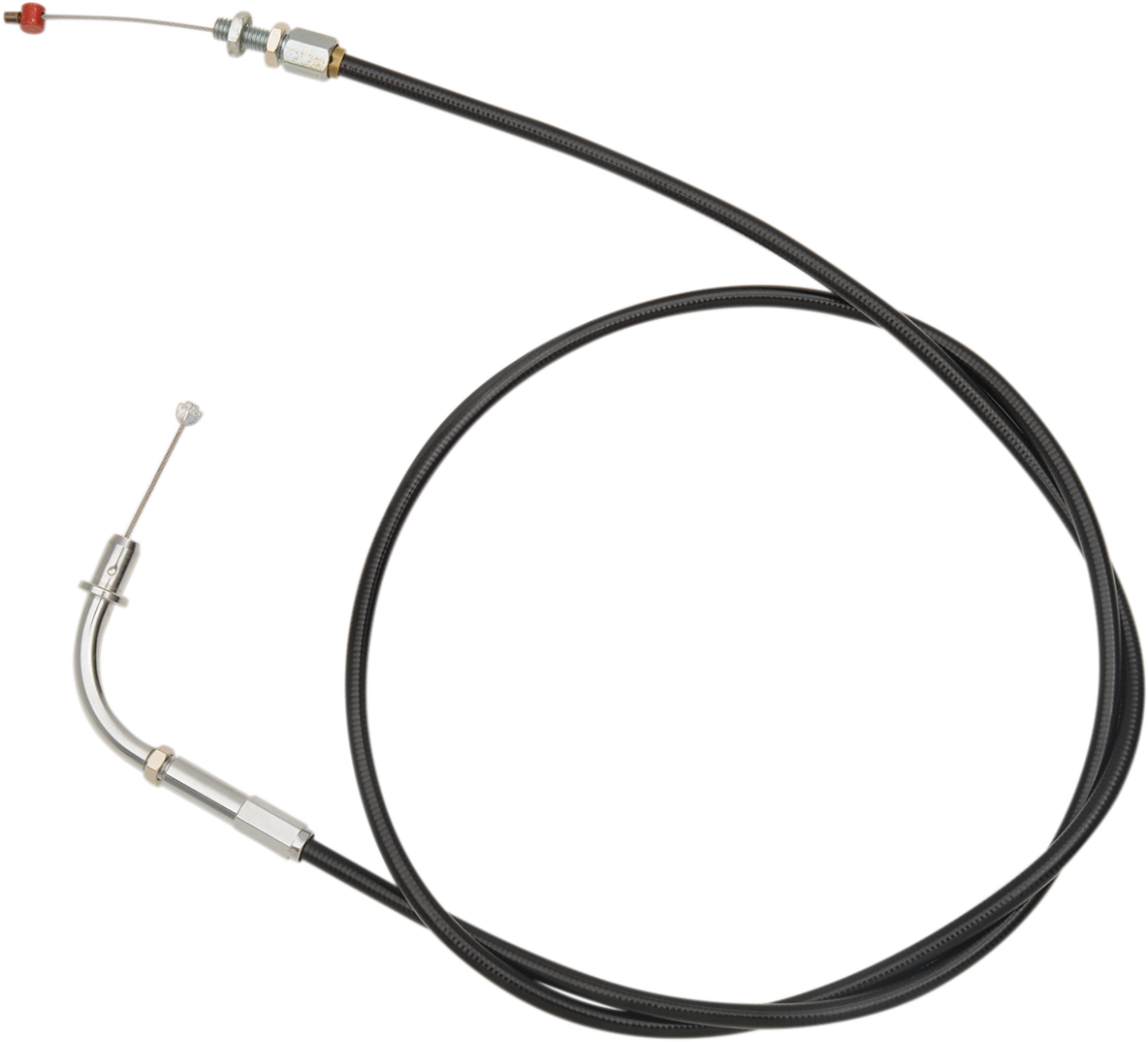 0650-1540 . 101-85-30003 . Black Vinyl Throttle/Idle Cable for Victory