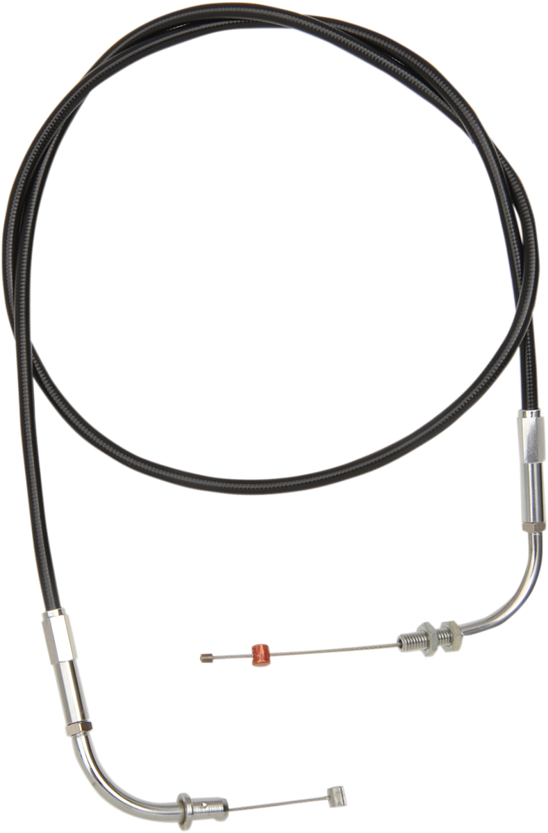 0651-0800 . 101-85-40003 . Black Vinyl Throttle/Idle Cable for Victory
