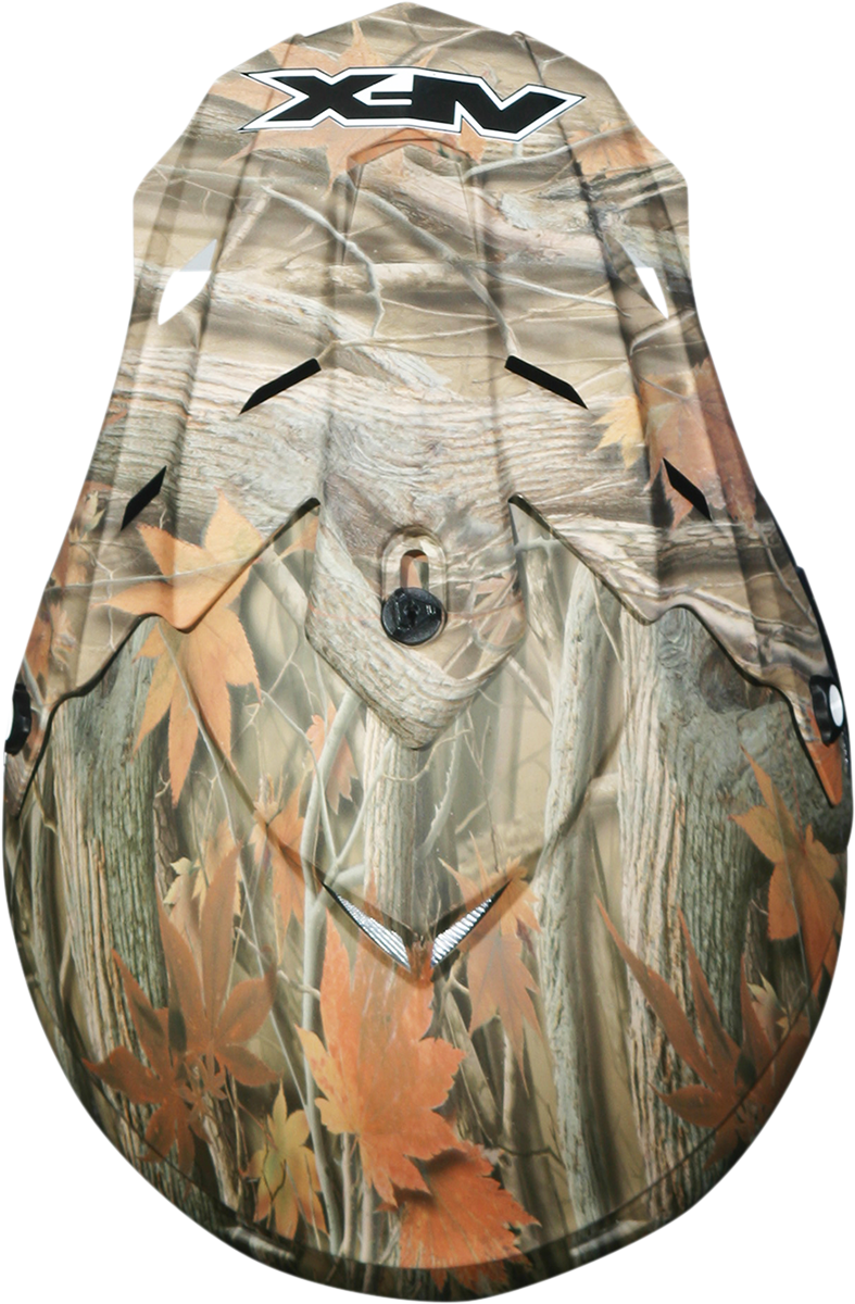 0132-0432 . 0132-0432 . FX-17/FX-17Y Helmet Peak — Camouflage